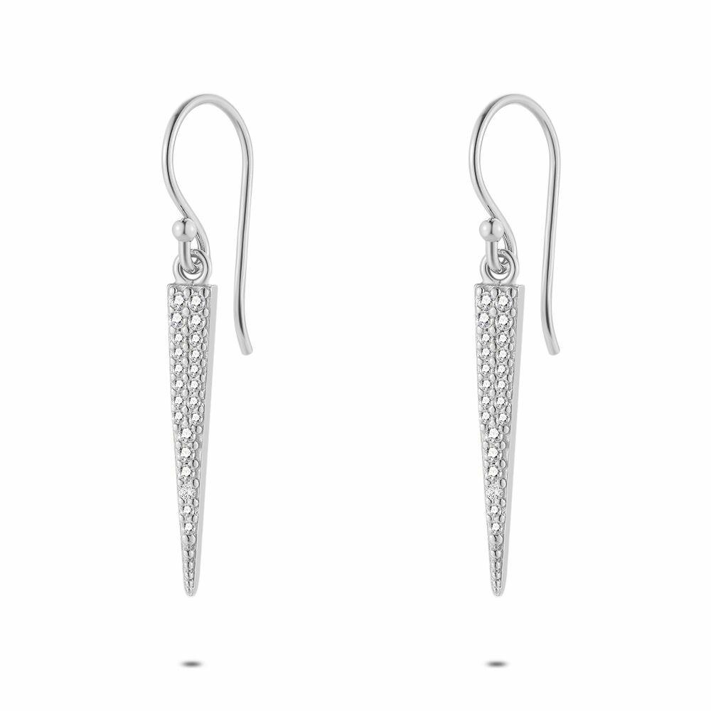 Earrings | Silver Earrings, Triangle Earrings Earrings