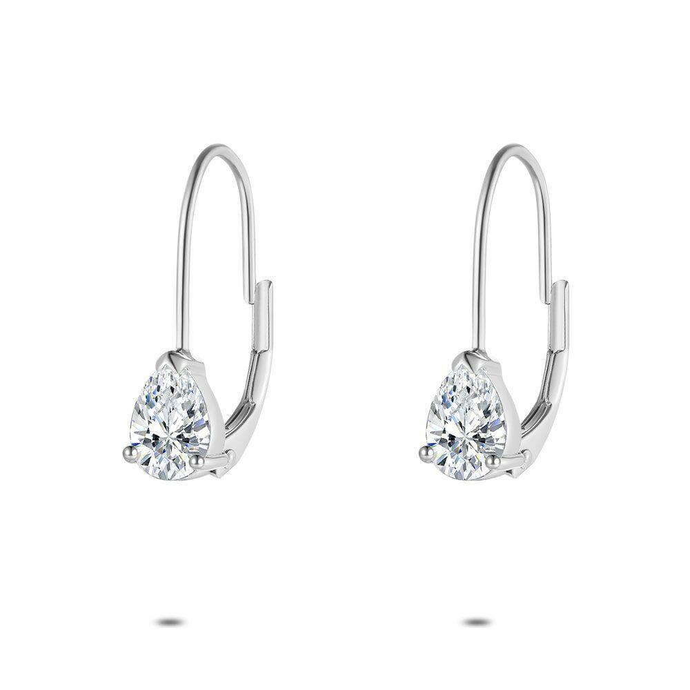 Earrings | Silver Earrings, Zirconia Drop Earrings Earrings