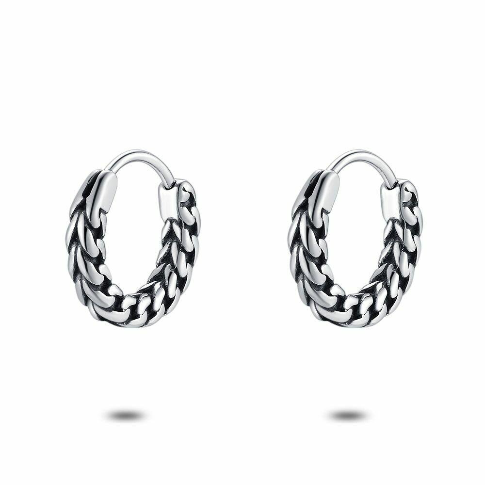 Earrings | Stainless Steel Earrings, Hoop Earring, Braid Earrings Earrings