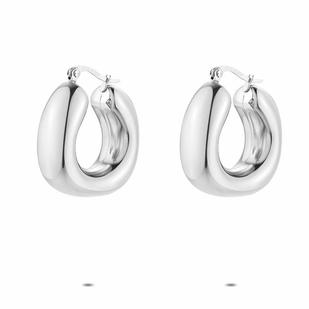 Earrings | Stainless Steel Earrings, Large Hoop Earring Earrings Earrings