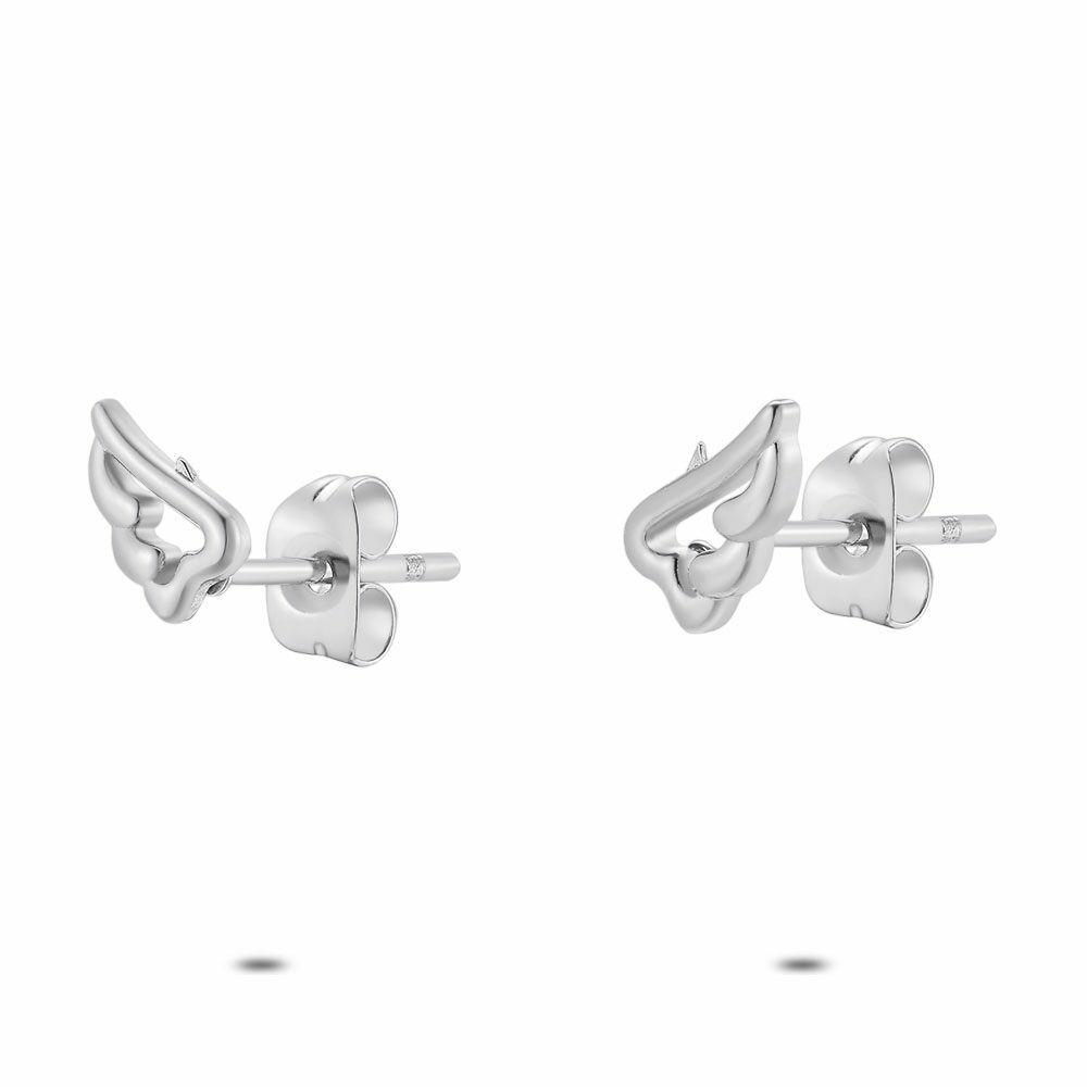 Earrings | Stainless Steel Earrings, Open Wing Earrings Earrings