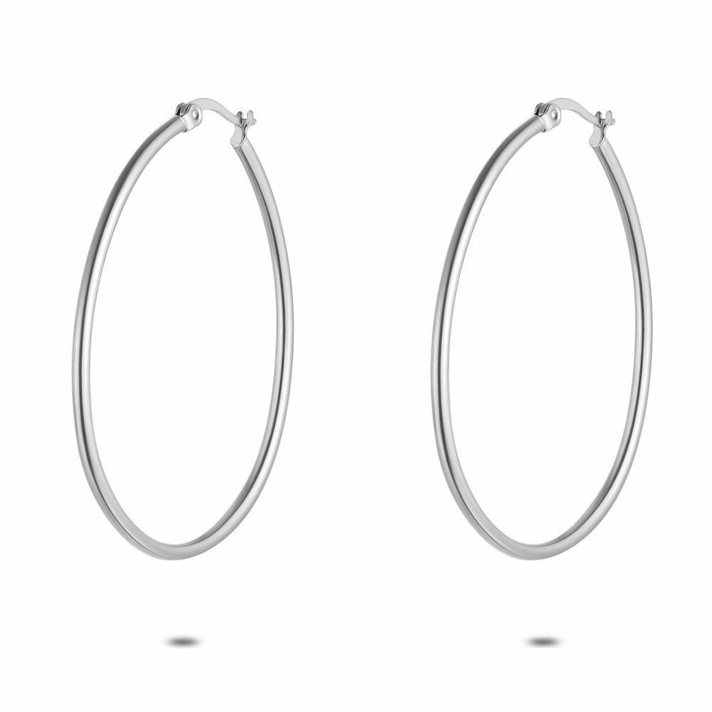 Earrings | Stainless Steel Earrings, Oval Hoop Earring Earrings Earrings