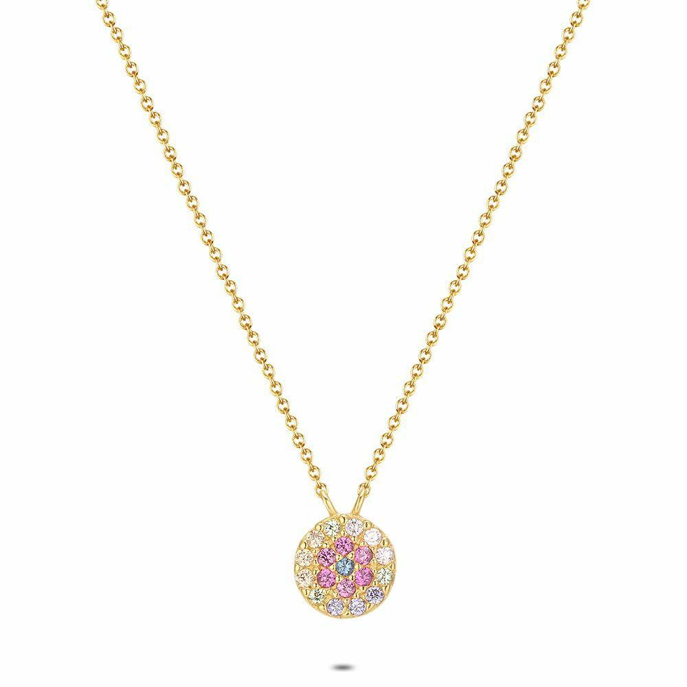 Necklaces | 18Ct Gold Plated Silver Necklace, Flower Necklaces Necklaces