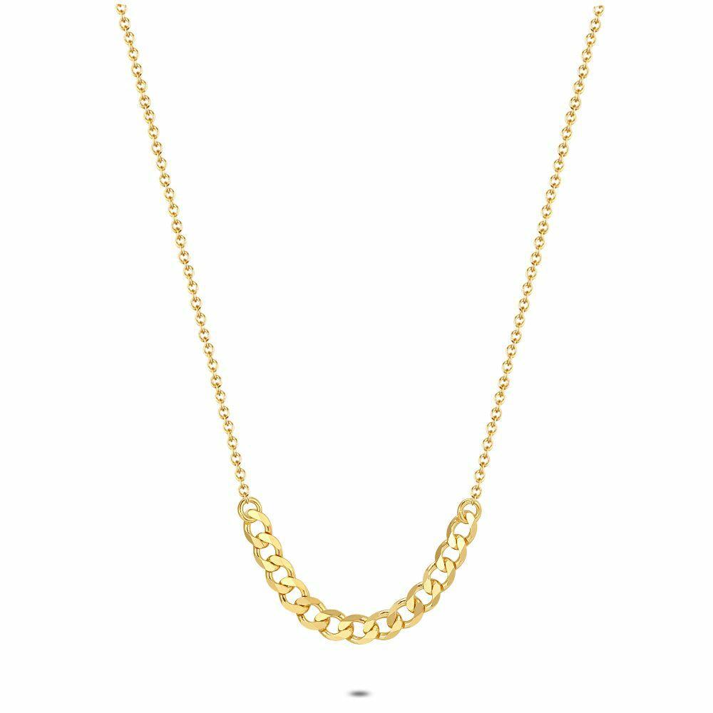 Necklaces | 18Ct Gold Plated Silver Necklace, Gourmet Link Necklaces Necklaces