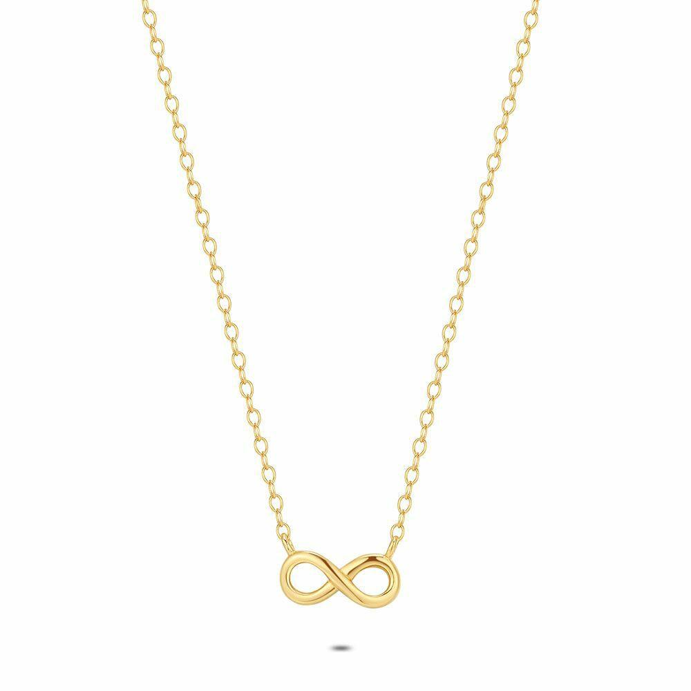 Necklaces | 18Ct Gold Plated Silver Necklace, Infinity Necklaces Necklaces