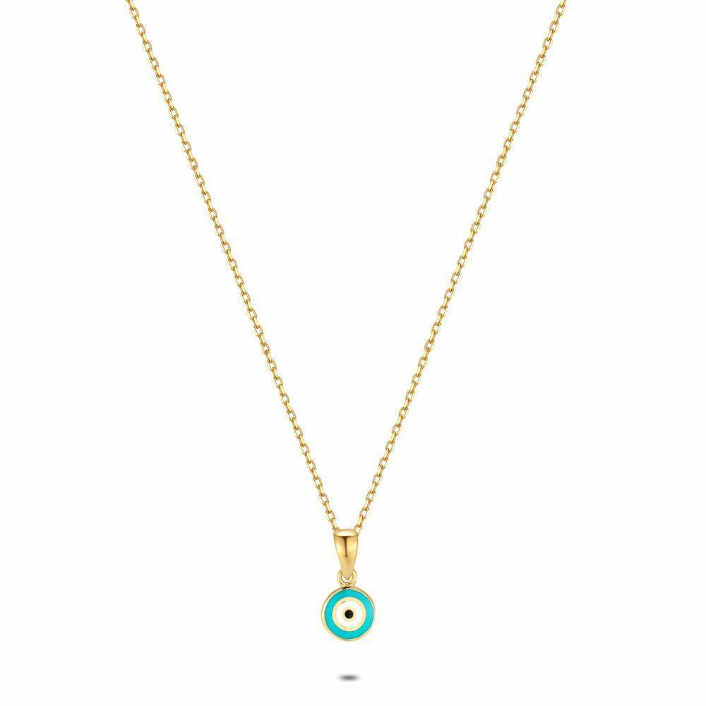 Necklaces | 18Ct Gold Plated Silver Necklace, Nazar Necklaces Necklaces