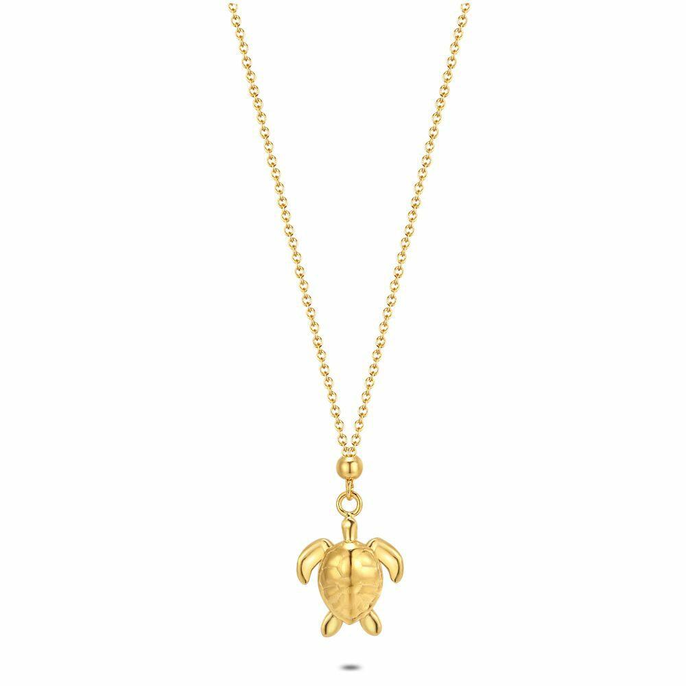 Necklaces | 18Ct Gold Plated Silver Necklace, Turtle Necklaces Necklaces