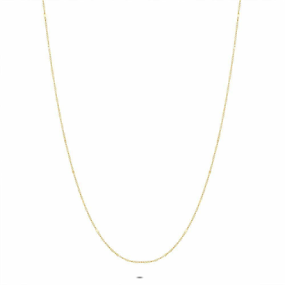 Necklaces | Gold Coloured Stainless Steel Necklace, Fine Gourmet Necklaces Necklaces