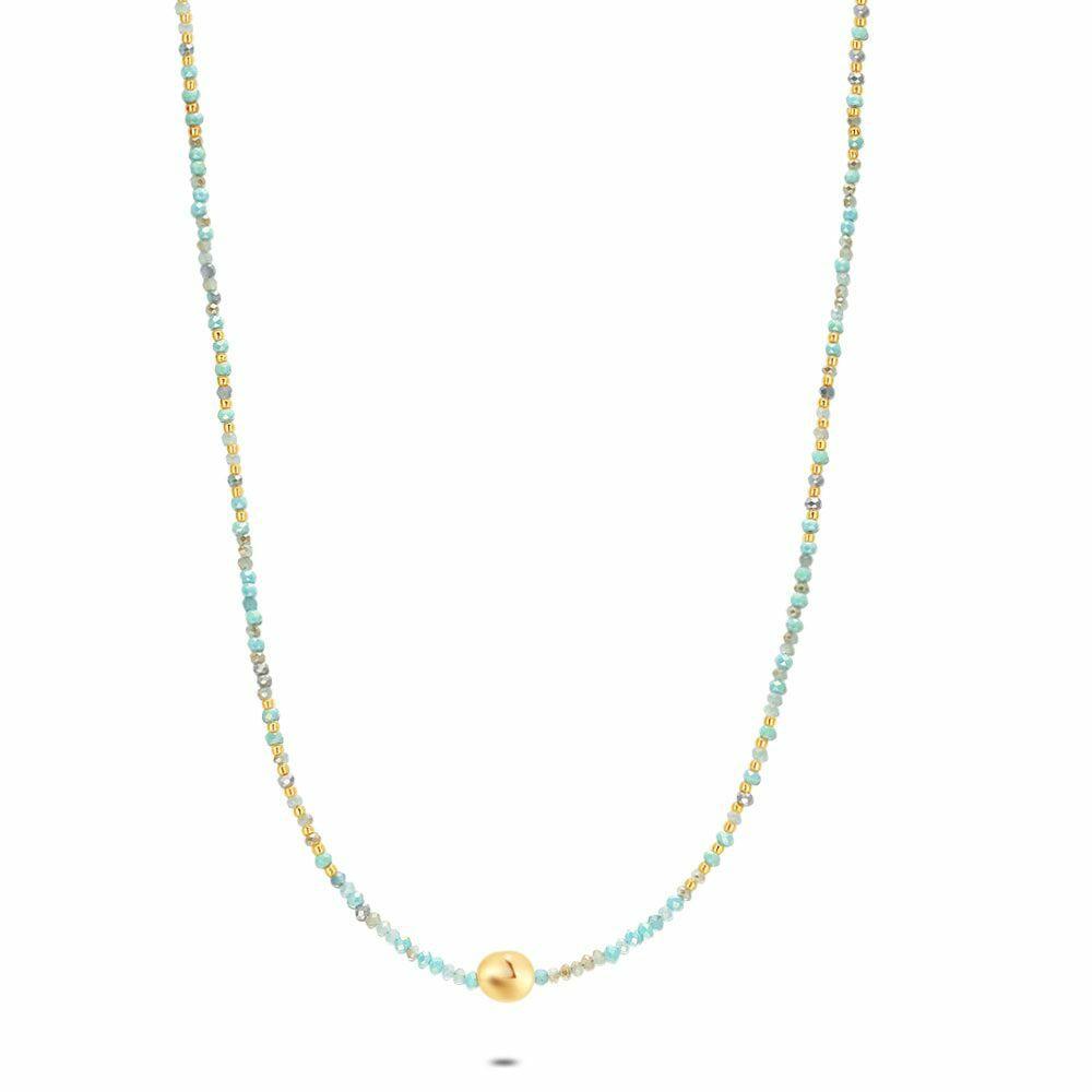 Necklaces | High Fashion Necklace, Blue Glass Beads Necklaces Necklaces