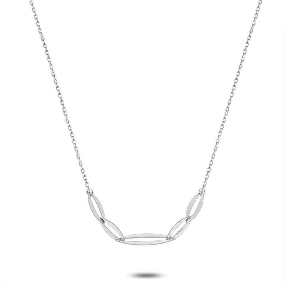 Necklaces | Silver Necklace, 5 Open Elipses Necklaces Necklaces