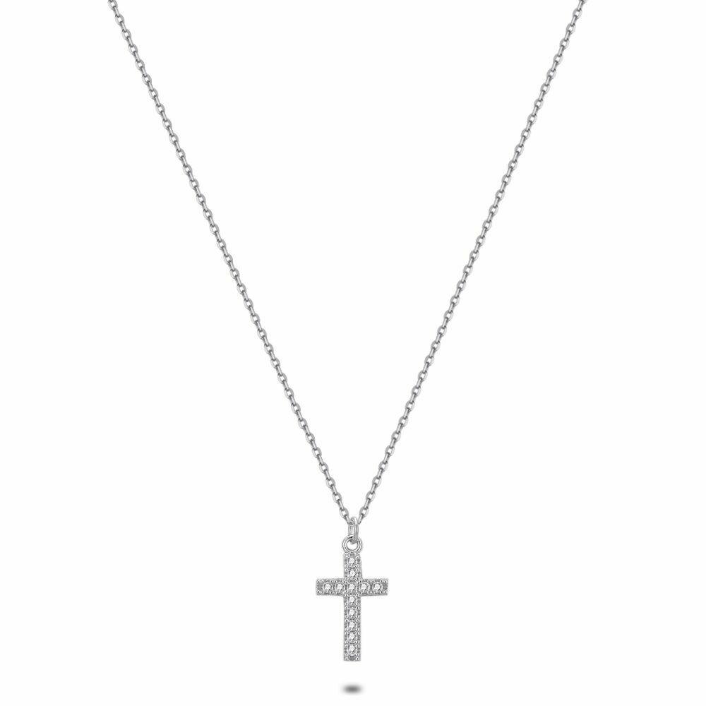 Necklaces | Silver Necklace, Cross, 12 Mm Necklaces Necklaces