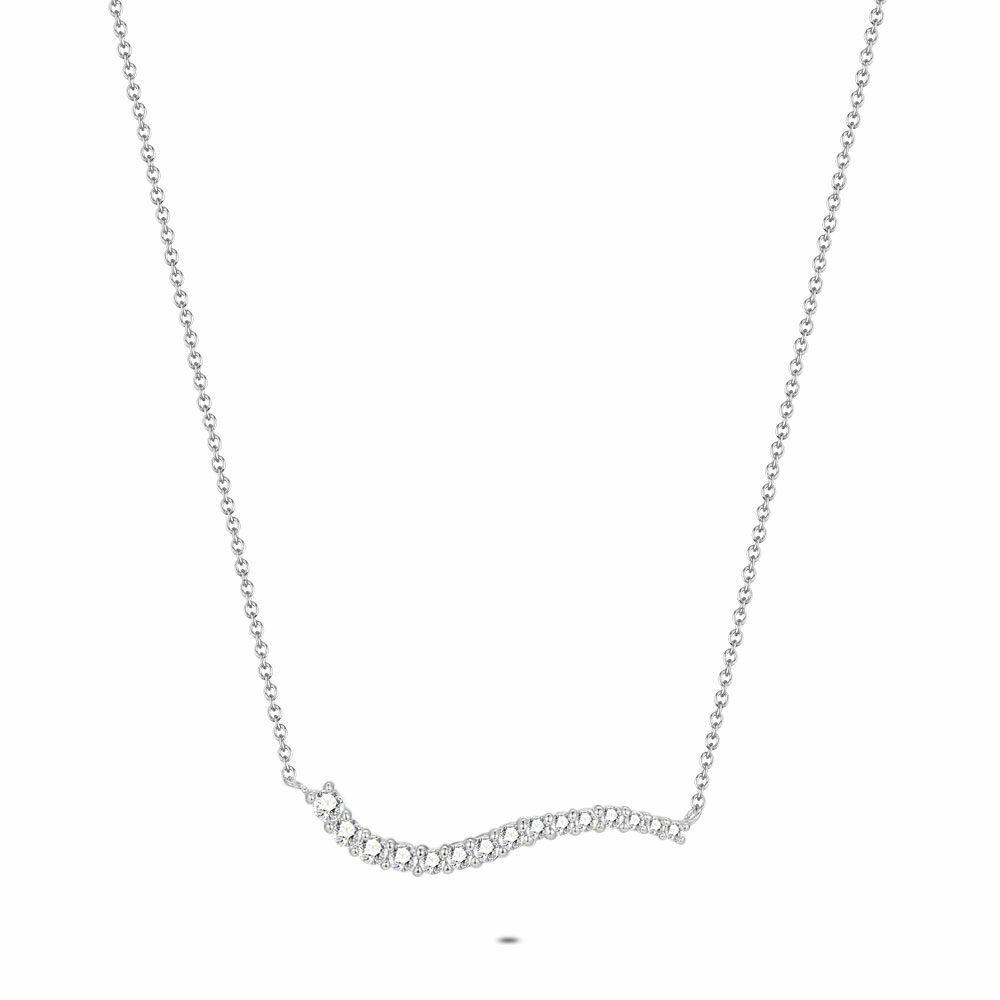 Necklaces | Silver Necklace, Wavy Stones Necklaces Necklaces