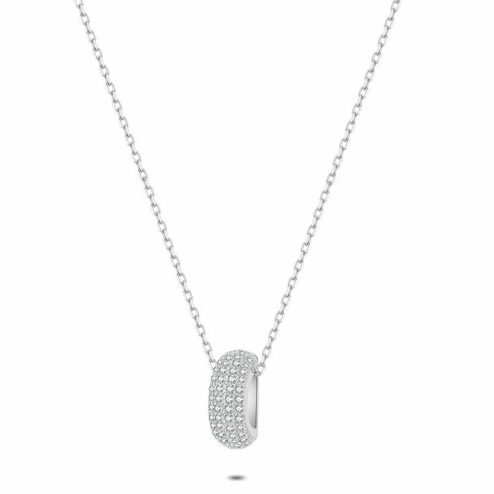 Necklaces | Silver Necklace, White Zirconia Necklaces Necklaces