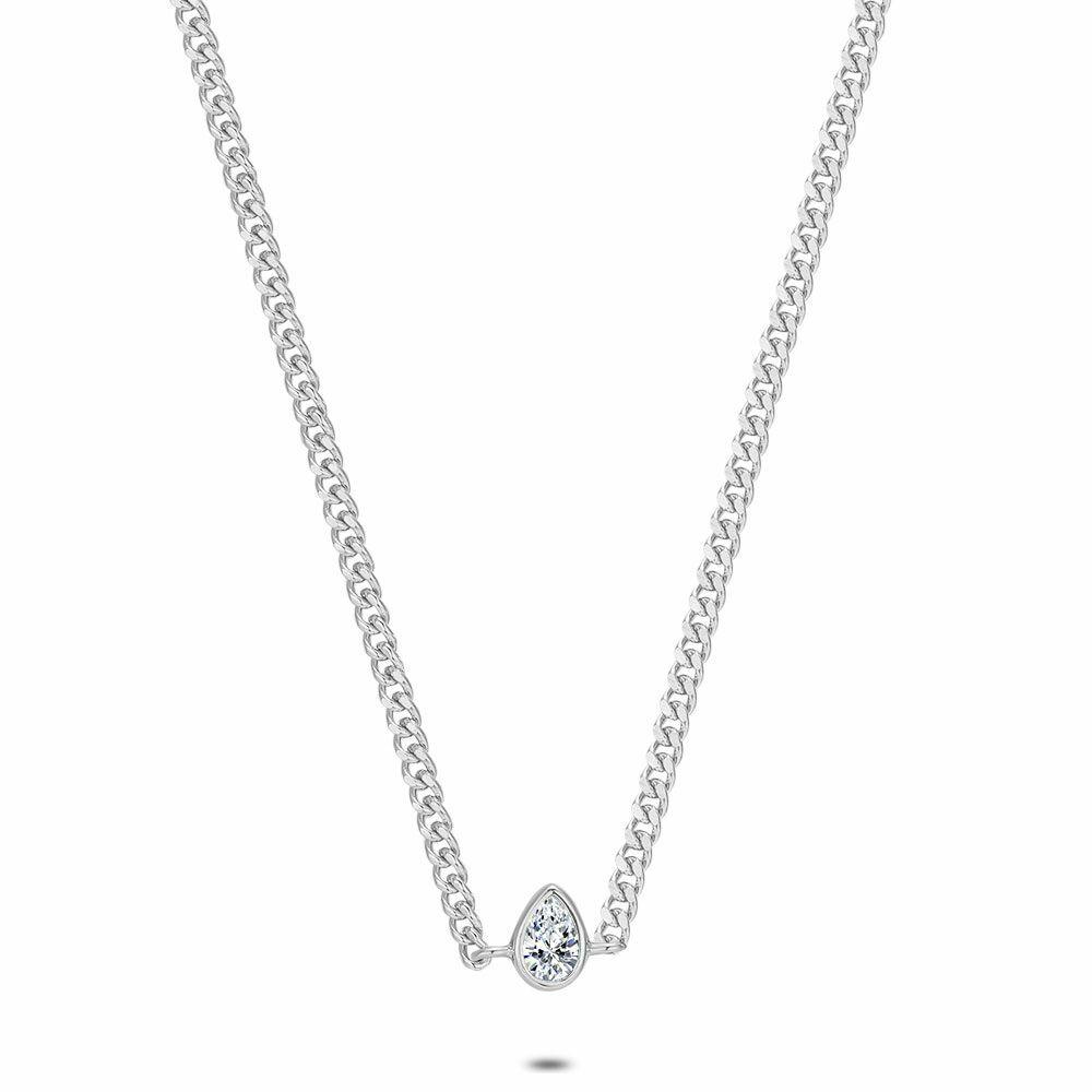 Necklaces | Silver Necklace, Zirconia Drop Necklaces Necklaces