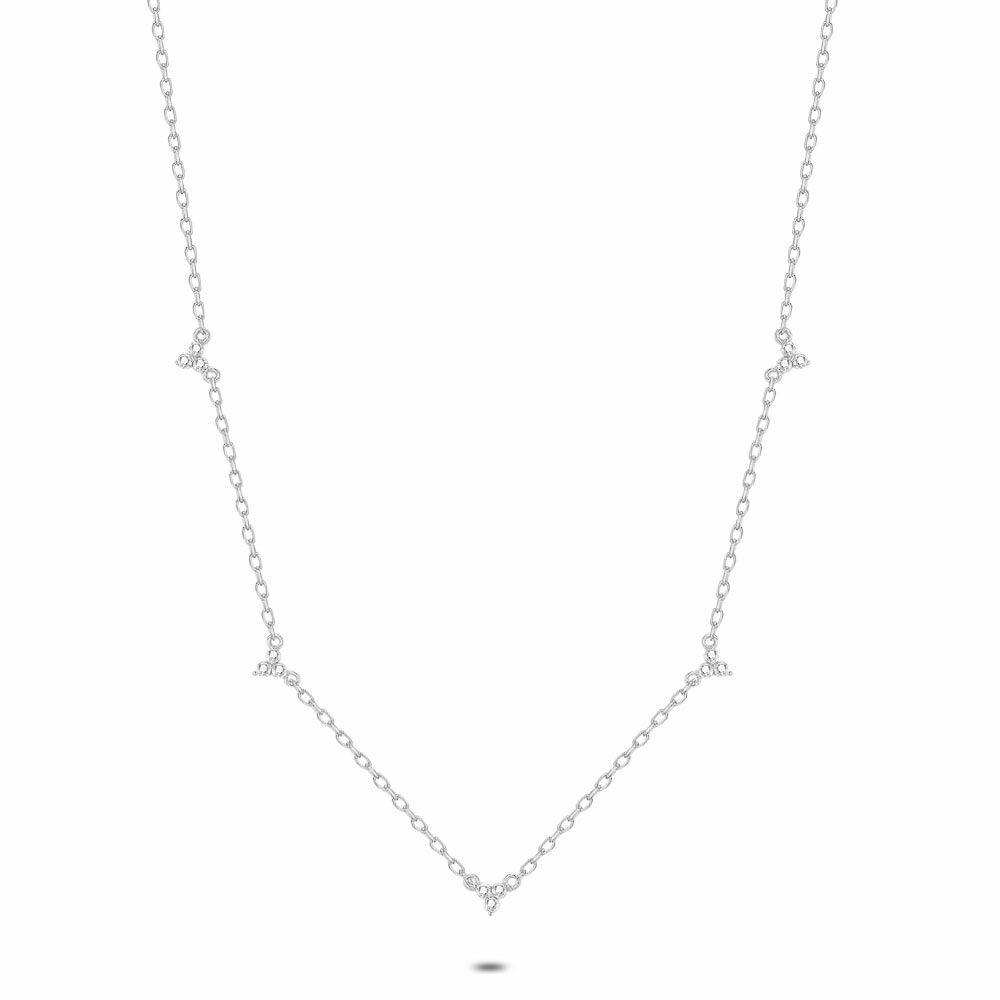 Necklaces | Silver Necklace, Zirconia Necklaces Necklaces