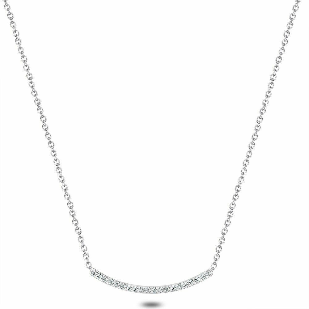 Necklaces | Stainless Steel Necklace, 20 Crystals Necklaces Necklaces