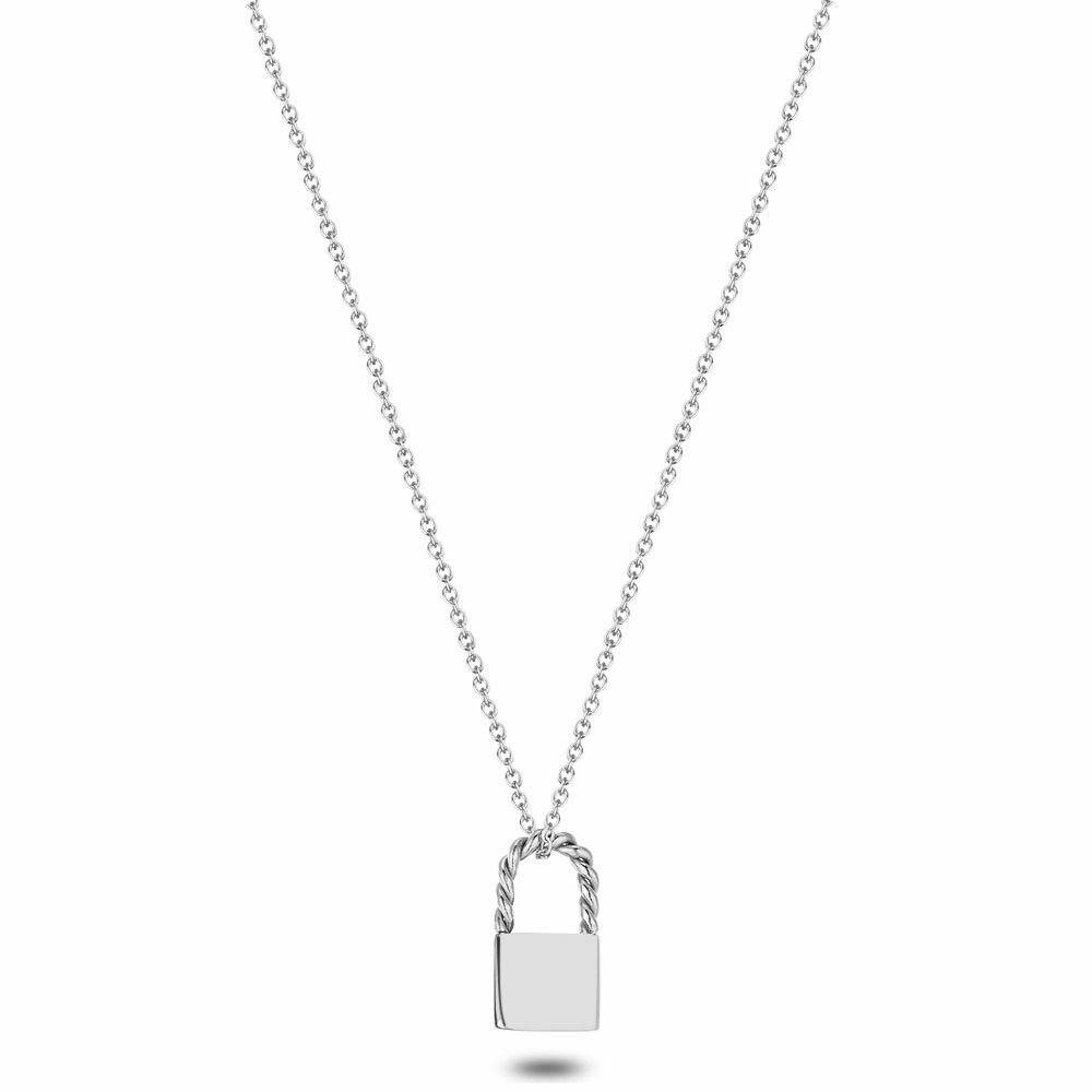 Necklaces | Stainless Steel Necklace, Colour Silver, Lock, Length Is Adjustable. Necklaces Necklaces