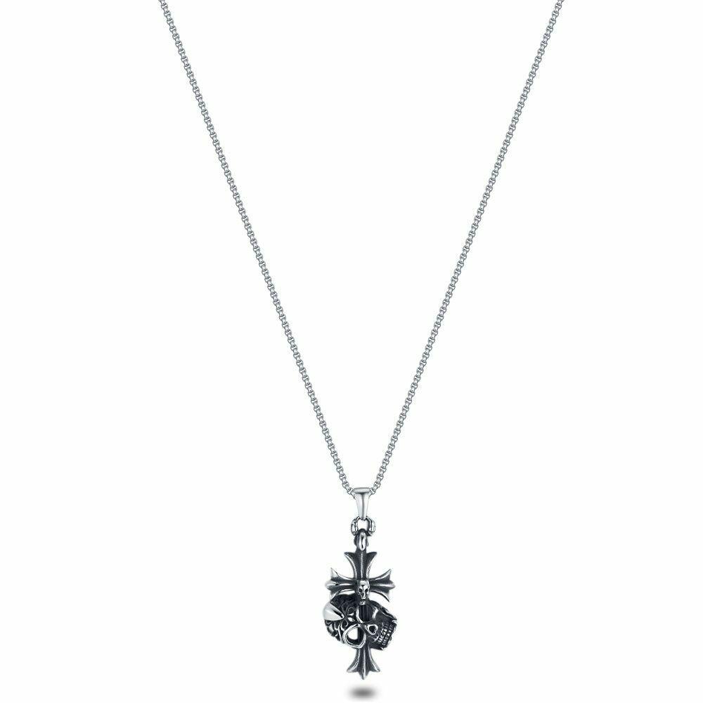 Necklaces | Stainless Steel Necklace, Cross, Skull Mens Mens