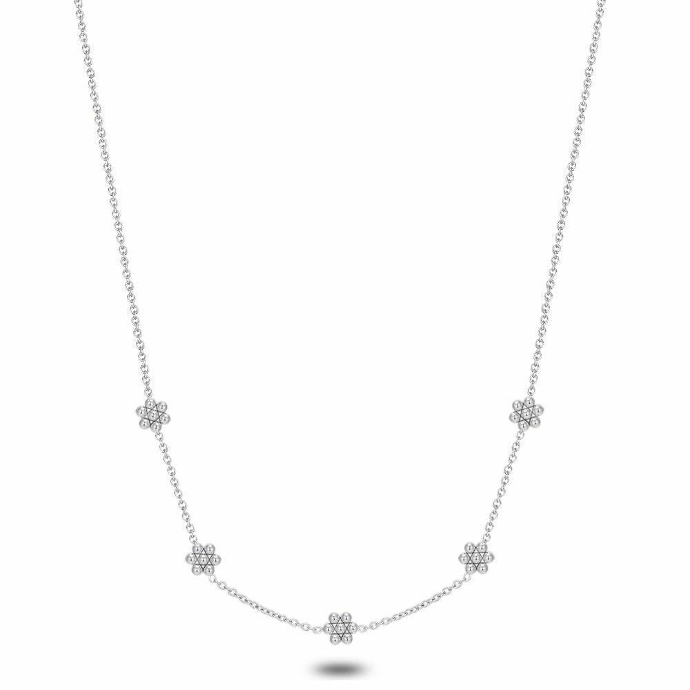 Necklaces | Stainless Steel Necklace, Flowers, Dots Necklaces Necklaces