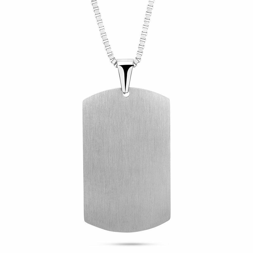 Necklaces | Stainless Steel Necklace, Name Tag Mens Mens