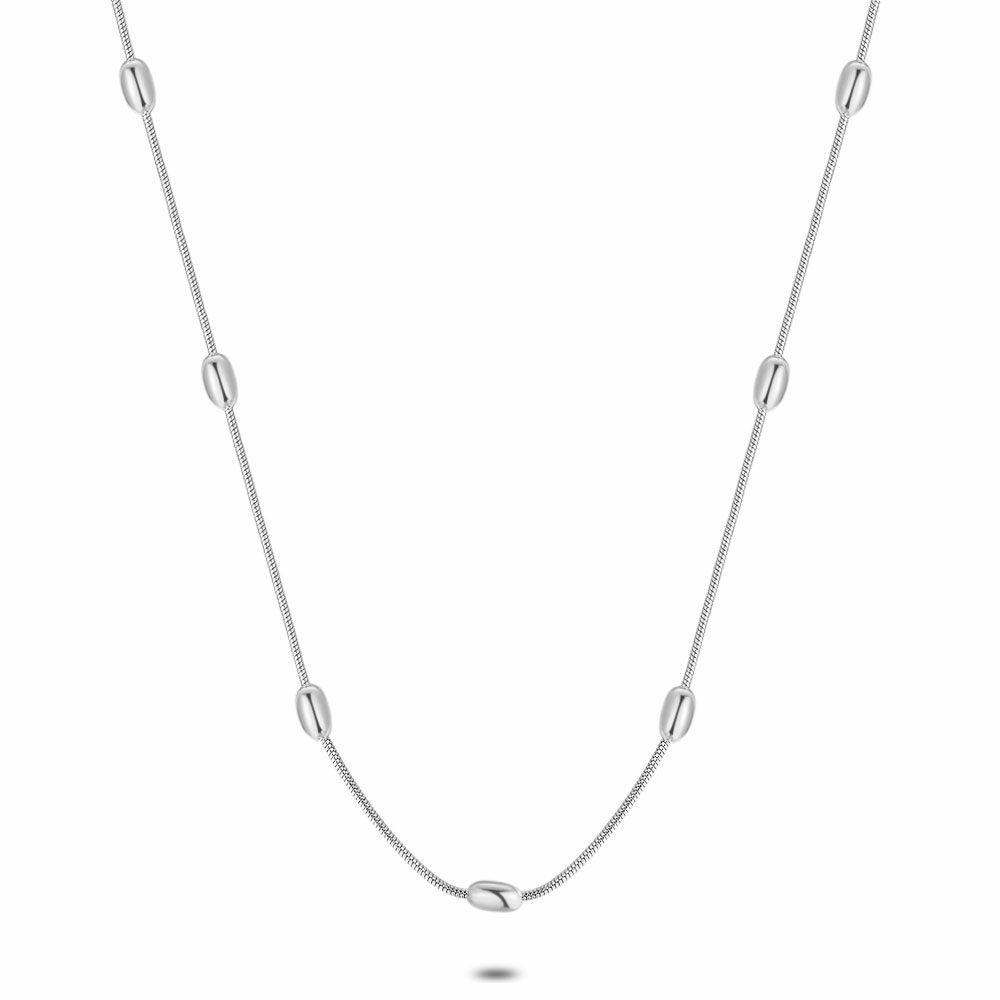 Necklaces | Stainless Steel Necklace, Ovals, Snake Chain Necklaces Necklaces