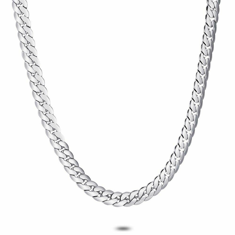 Necklaces | Stainless Steel Necklace, Platte Gourmet 6 Mm Mens Mens