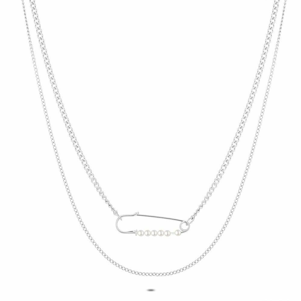 Necklaces | Stainless Steel Necklace, Safety Pin Necklaces Necklaces