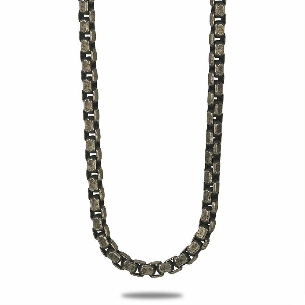 Necklaces | Stainless Steel Necklace, Squared Chain Mens Mens