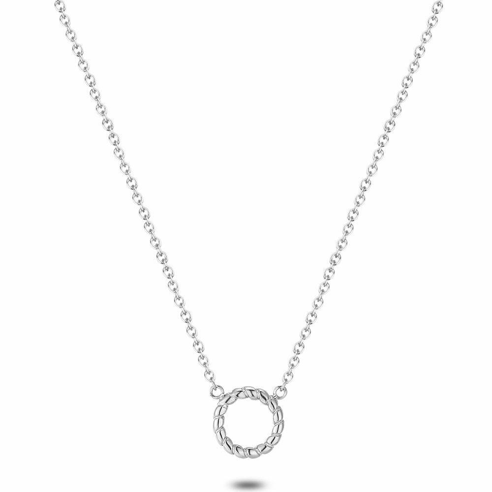 Necklaces | Stainless Steel Necklace, Twisted Circle Necklaces Necklaces