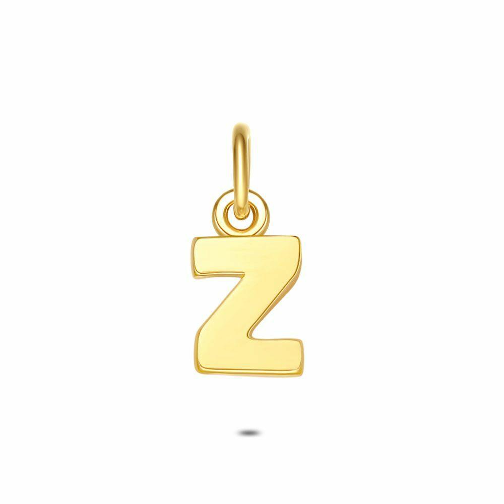 Pendants | 18Ct Gold Plated Silver Pendant, Letter Z Pendants Pendants