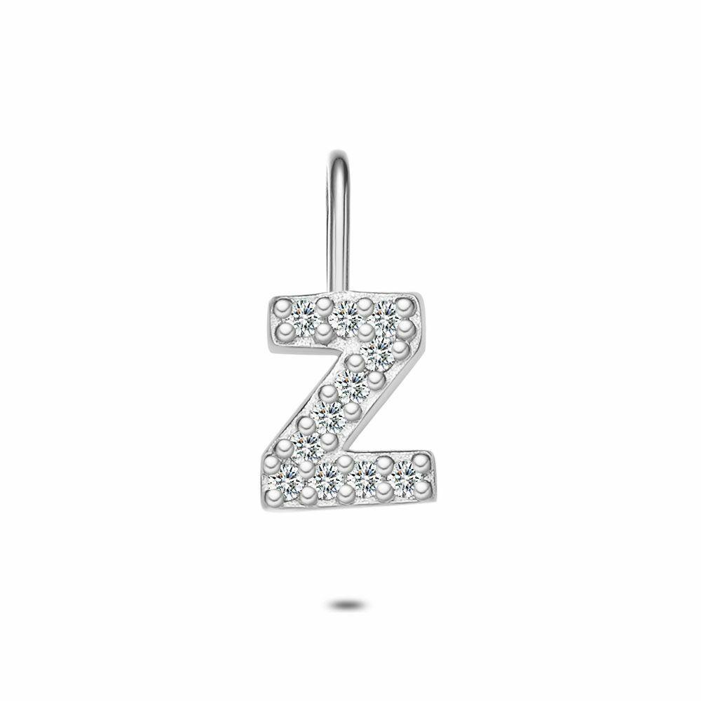 Pendants | Silver Pendant, Letter Z With Stones Pendants Pendants