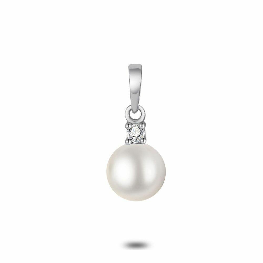 Pendants | Silver Pendant, Pearl And Zirconia Pendants Pendants