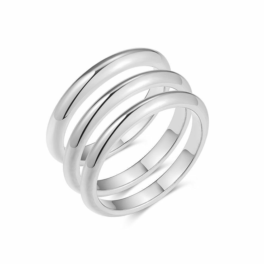 Rings | Stainless Steel Ring, 3 Rings Rings Rings