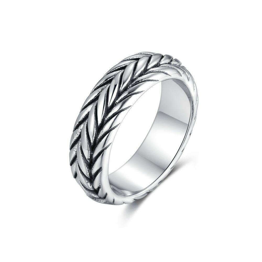 Rings | Stainless Steel Ring, Braid Mens Mens