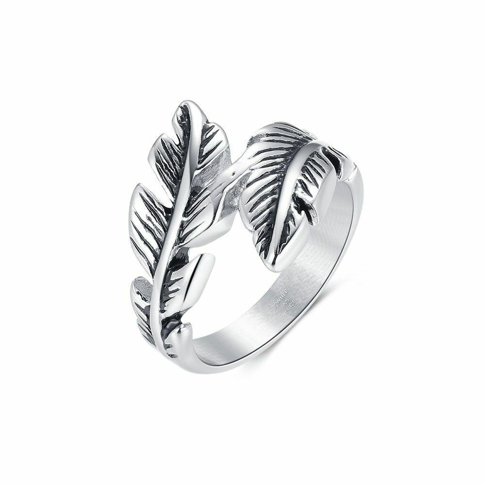 Rings | Stainless Steel Ring, Feathers Mens Mens