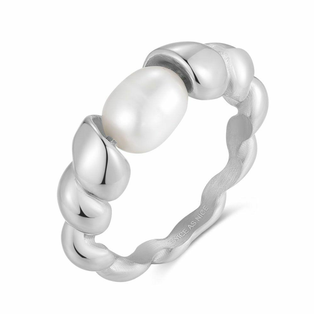 Rings | Stainless Steel Ring, Oval Pearl Rings Rings