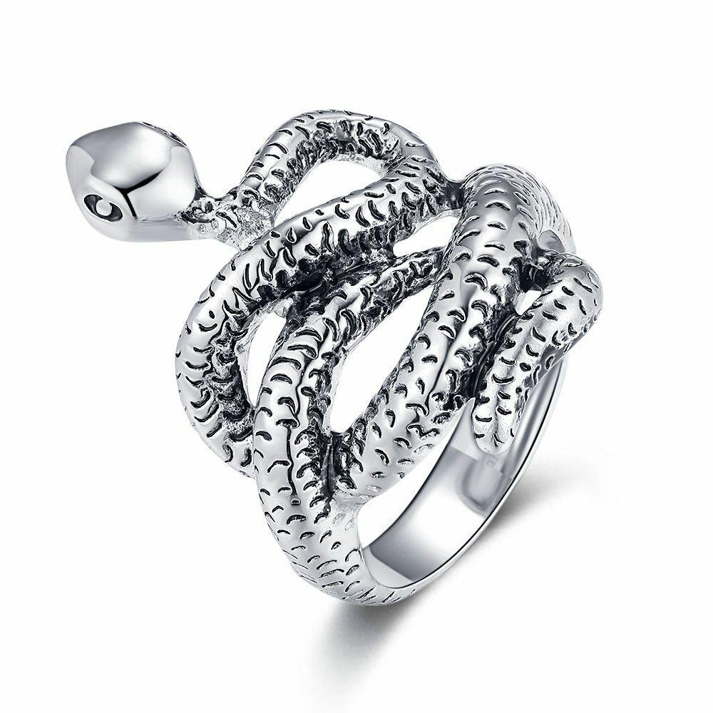 Rings | Stainless Steel Ring, Snake Mens Mens