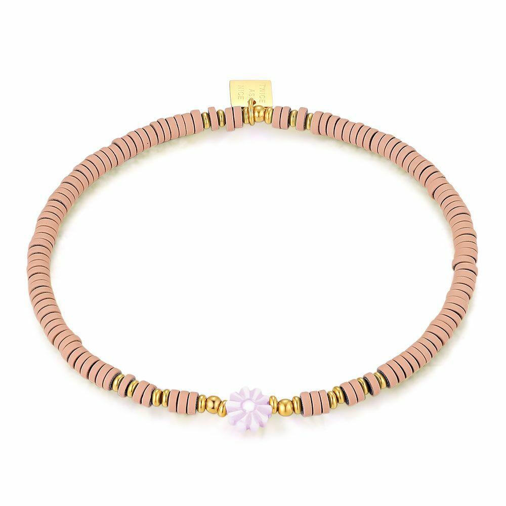 Bracelets | Gold Coloured Stainless Steel Bracelet, Small Flower Bracelets Bracelets