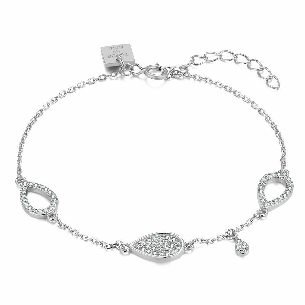 Bracelets | Silver Bracelet, Drops, Zirconia Bracelets Bracelets