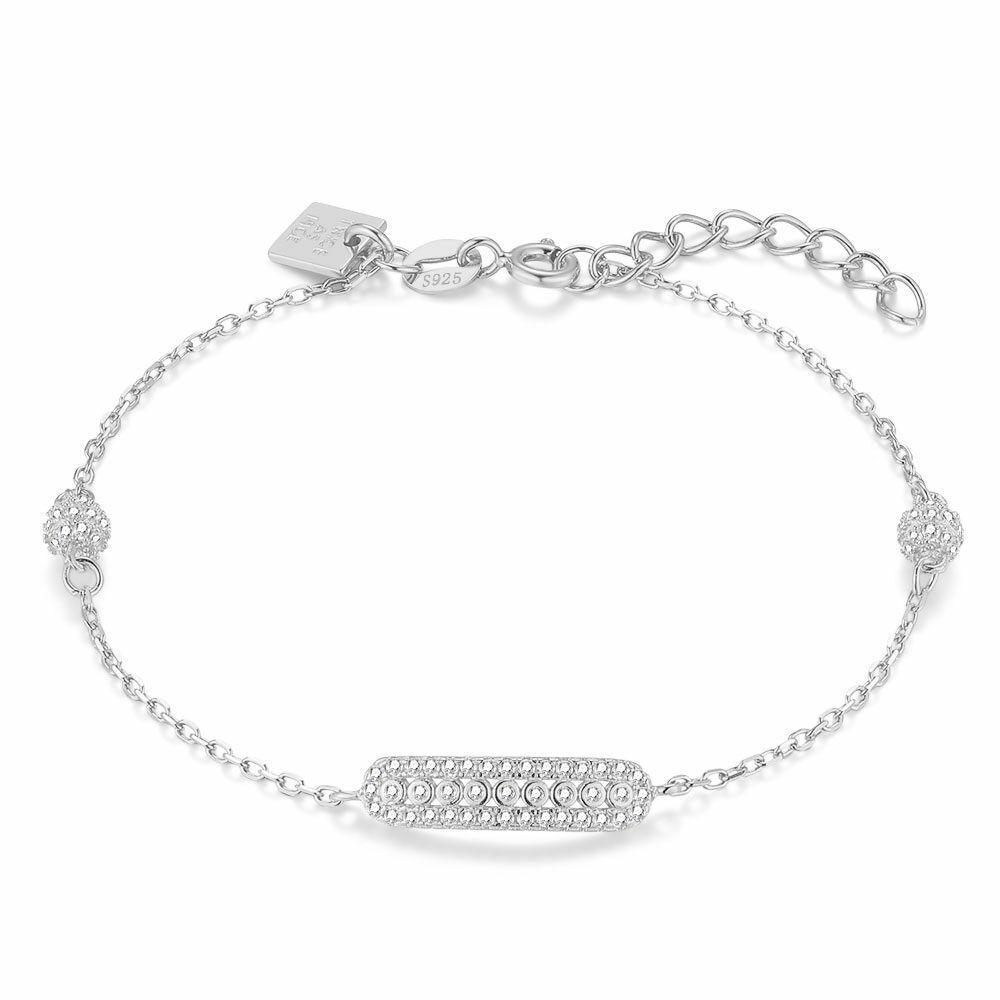 Bracelets | Silver Bracelet, White Zirconia Bracelets Bracelets