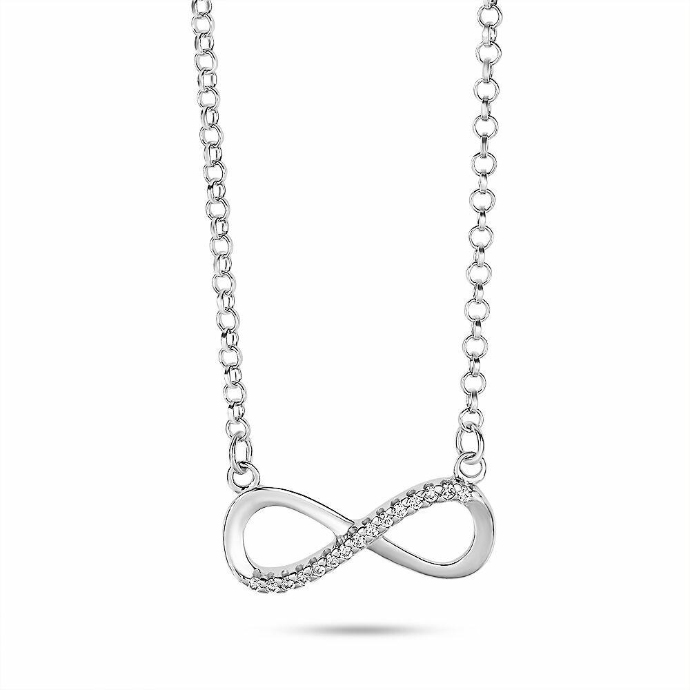 Necklaces | Silver Necklace, Infinity, Zirconia Necklaces Necklaces